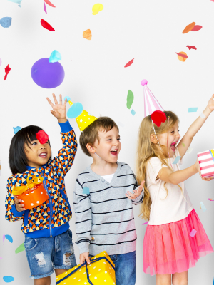 楽しむ子供たち